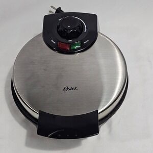 Oster Stainless Steel Belgian Waffle Maker With Adjustable Temperature Control M